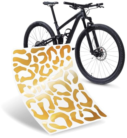 Riesel Design - Fahrrad Aufkleber (21 x 15 cm) – Sticker für Rahmen & Helm | Witterungsbeständige Fahrradaufkleber und Fahrradsticker, rückstandsfrei ablösbar – für Kinder & Erwachsene, Made in Germany