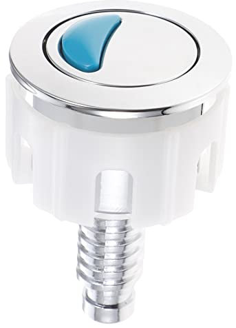 EXCEART Toilettengriff Druckknopf für Spülkasten Ersatzteil mit Einstellbarer Torsionsstange Einfache Installation ohne Hochwertige Verarbeitung für Stilvolles