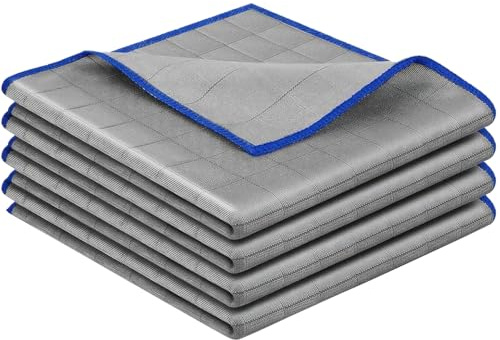 2 Stück Mikrofasertücher 40x40cm, Fensterputztücher Streifenfrei, Reinigungstücher für kristallklare & Streifenfreie Scheiben, Mikrofaser Putztücher, Fusselfreies Poliertuch, für Auto, Fenster, Glas | Reinigungstücher für kristallklare & Streifenfreie Scheiben, Mikrofaser Putztücher, Fusselfreies Poliertuch, für Auto,Fenster