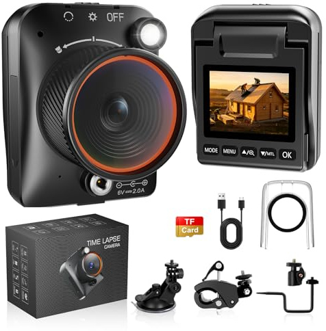 Time Lapse Camera for Construction and Outdoor Projects (4K WiFi Rechargeable)
