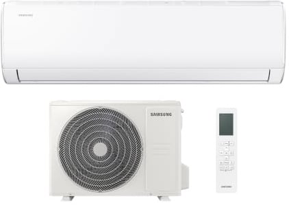 Samsung AR30 Panarea, Climatizador Monosplit con bomba de calor, 24000 BTU, SmartThings e Inteligencia Artificial, WiFi, GAS R32, AR40H24C1AMNEU+AR40H24C1AMXEU, [Eficiencia energética A++/A]