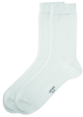 Camano Damen Socken Silky Feeling 4er Pack, Größe:35-38;Farbe:White (01)