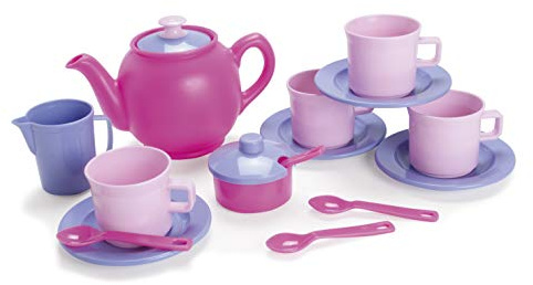 Andreu Toys Andreu Toys014398 Dantoy 4 People Princess Tea Set in Net, 12 x 18.5 x 19 cm