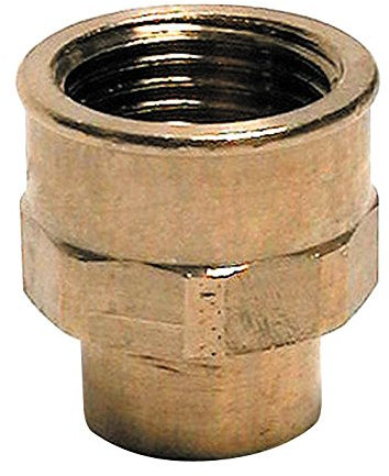 Sanitop-Wingenroth 11185 0 Rotguss-Übergangsmuffe Nummer 4270G, 1 Stück, 22 mm x 1 Zoll IG