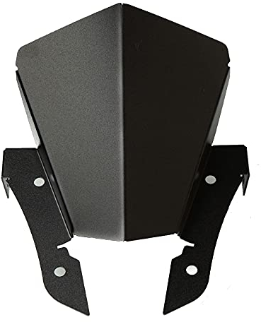 MZ-STORE MT 07 MT-07 Motorrad Vorderseite Windschutzscheibe Abdeckung für MT-07 MT07 MT 07 2013 2014 2015 2016 2017-Schwarz