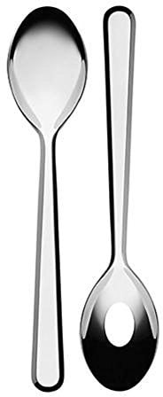 Alessi BG02/14 Amici Posate per Insalata in Acciaio Inossidabile 18/10, Lucido