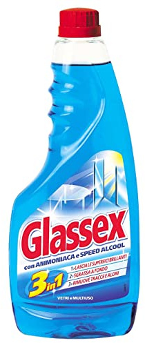 Glassex, amoniaco, Multicolor, único, 12 Unidades
