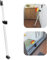 Securityman Barre de sécurité 2 en 1 avec alarme et butée de porte coulissante avec sirène d'alerte sonore de 120 dB – Fer durable et robuste, robuste sur la plupart des sols et fenêtres (protège