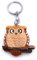 H-Customs Dicke Eule Kautz Vogel Holz Edel Handmade Schlüsselanhänger Anhänger