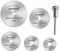 Circular Cutting Saw Blades 1/8 Shank HSS Ratory Wood Saw Disc Wheel with Mandrels for Dremel Fordom Drills