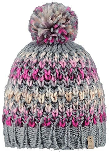 Barts Strickmütze Bommel Mütze Nicole 1955 Heather Grey 02 II