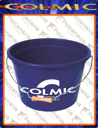 Colmic Contenitore per Pastura da Pesca Secchi Official Team 18 l Mare Fiume Lago