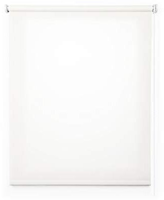 STORESDECO Lichtdurchlässig Rollo, Glatt, Rollo für Fenster und Türen | Weiß, 180 cm x 250 cm