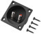 Terminal de Altavoz Terminal de 2 vías Caja de conexión Enlace de Empuje Conector de Altavoz de Resorte para estéreo para Bricolaje Cable Box Conector Altavoz Conectores Altavoces Altavoz estéreode