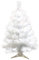 ABOOFAN Sapin de Noël Artificiel de 60 cm avec Socle en Plastique - Blanc