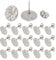UNICRAFTALE 50Stk Ohrstecker DIY 12mm Metall Ohrstecker Zubehör Edelstahl Flache Runde Ohrring Rohlinge Metall DIY Ohrring Selber Machen Set Für DIY Ohrring Schmuckherstellung