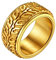 Richsteel goldener drehbarer Finggerring in Mechaniker Reifen Herren Männer Spinnerring Zappel Bandring mit Geschenkebox für Geburtstag Vatertag Valentinstag
