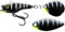 LMAB Good Vibe Jigspinner, mit Wechsel Blade, Jig Spinner zum Angeln, Barsch & Hecht Spinjig (10 g, Black Tiger)