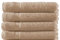 Zestri Frottier Gästehandtuch 4er-Set | Beige 30x50 | 100% Baumwolle 500g/m² | Öko-Tex Standard 100 Handtuch Gästetuch
