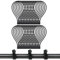Silicone Magnetic Cable Ties, Reusable Magnetic Twist Ties with Strong Magnet Cable Straps for Bundling and Organizing, Home, Office, School (Black-32 Packs)