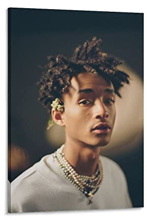 HANYING Poster Jaden Smith Rapper Kunstposter Gemälde Leinwand Wandkunst Wohnzimmer Poster Gemälde 30 x 45 cm