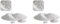 Amtra Ivory White Quartz - feinster weißer Quarz-Aquariensand, für Süß- oder Salzwasser, Körnung 0.8-1.2 mm, Menge 5 kg (Packung mit 2)