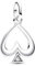 PANDORA ME Pik Medaillon-Charm aus Sterling Silber mit Cubik Zirkonia, Kompatibel ME und Moments Armbändern, 793078C01