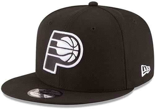 New Era NBA 9FIFTY Black White Adjustable Snapback Hat Cap One Size Fits All