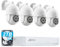 ANRAN 4K POE CCTV Camera System, 8CH NVR with 2TB HDD for 24/7 Recording, 4×8MP PTZ Home Security Cameras Outdoor Indoor, Auto Tracking, Person/Vehicle Detection, Color Night Vision, Siren, ONVIF