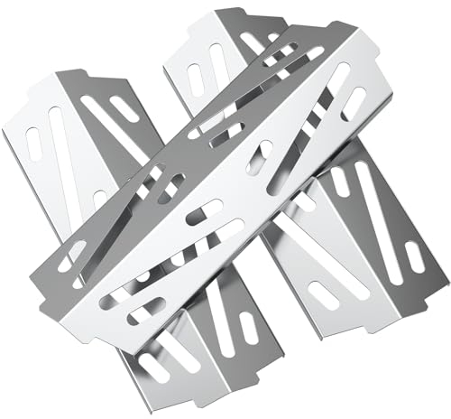31,8cm Flavorizer Bars 66040 für Weber Genesis II E310, S310, E330, S330, E315, S315, E335, S335 Gasgrill, Hitzereflektor, Edelstahl Grill Ersatzteile für Weber, 3 Stück