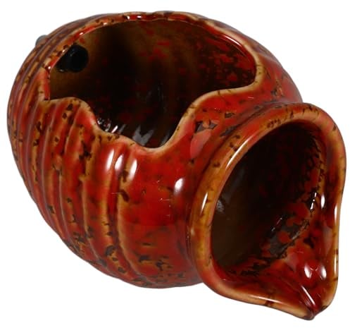 Milisten Vintage Ceramic Pot Garden Fountain Outdoor Water Fountains Ceramic Jug Planter Plant Flower Pots Pond Spitter Fish Tank Cave Waterfall Backyard Water Feature Outside Decoration