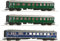 Roco 6200036 H0 3er Set Personenwagen, CSD, Ep.III-IV #1