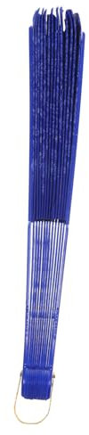 Alipis 2pcs Chinese Folding Fans Silk Fabric Handheld Folding Fan Manual Handheld Fan Vintage Hand Fan Black and Gold Habd Fan Silk Hand Fan Large Folding Fans Retro Decor Gold Decor Blue