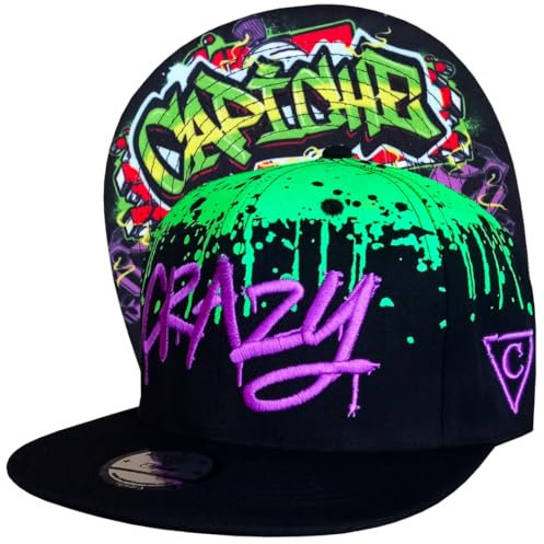 Capiche [99+ VARIATIONEN] Snapback Cap - Kappe - Baseball - Mütze - Kunst - Unisex - Schirm - Männer - Herren - Damen - D-346 - Freestyler