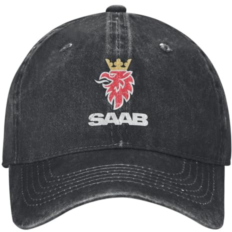 LYLQSSYS Saabs Grunge Logo Baseballkappe Sommer Schwedisch Auto Trucker Hut Tennis Skate Snapback Cap Paar Frauen Baseballmützen