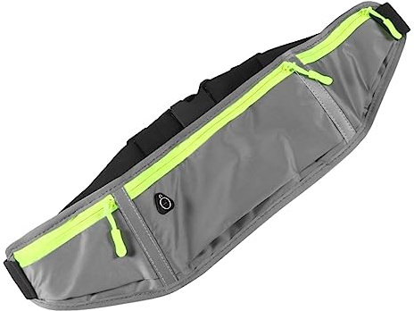 Milisten Pochette Sport Étanche Ceinture à Trois Compartiments Résistante à Eau Pour Course à Pied