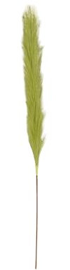 Ligne Déco - Plumeau Artificiel Vert Olive - Lot de 4 - Décoratif - Élégant - Tendance Déco - Fleurs Artificielles - Durable - Entretien Facile - Plante Artificielle Intérieur - Plastique - 77cm