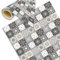 DECORA TU MUNDO - Alfombra Cocina Lavable Antideslizante - Hidraulica- Alfombra vinilica Cocina para Salon - Baño - Pasillo o Terraza - Vinilo Ideal para Exterior (Gris 180x60 cm)