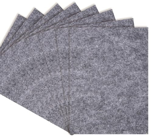 yumcute Felt Pads for Furniture Feet, 20×16cm | 8 Pack Chair Leg Floor Protectors, 5mm thickness Beige Felt Furniture Pads Floor Protectors, Cut To Size Felt Pads for Furniture Legs