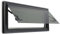 Finestra di esposizione per roulotte, finestra laterale e camper, finestra a spinta esterna, con tenda avvolgibile integrata e zanzariera per roulotte, furgoni e camper (B-700 x 300 mm)