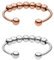 Purelei® Shade Anxiety Ring Set - Fidget – Damenring aus langlebigem Edelstahl – Wasserfeste Ringe – in verstellbaren Größen erhältlich von 50-66 - Damenschmuck (Silver, 50-60)