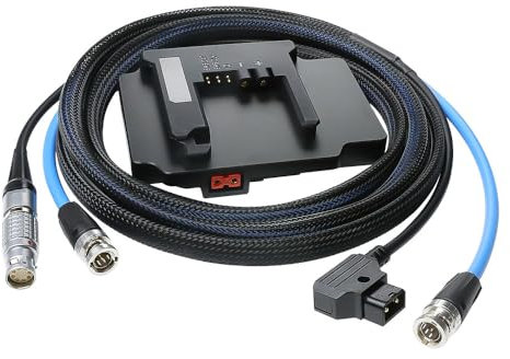 Alvins Battery Adapter Plate for ARRI Alexa 35 SXT Mini LF, B-Mount to V-Lock D-tap 24V Power Adapter for RED V-Raptor XL Camera, Light Stabilizer Bebob Fxlion SWIT