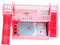 HEMOTON Puppen Etagenbett Mini Bett Puppenhaus Etagenbetten Für Puppen Puppenhausmöbel Etagenbett Für Babypuppen Etagenbett Für Puppen Puppenmöbel Puppenbett Puppenhaus