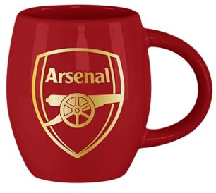 FOCO Sous licence officielle Arsenal FC mug à thé grande capacité avec slogan métallisé