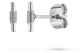 LIEBESKIND BERLIN Damen Schmuck - Twist Collection - Ohrstecker in Edelstahl - Klein