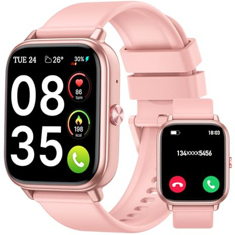 Smart Watches for Women Men, 20 Day Battery Smartwatch 1.83 HD Display Fitness Watch With Bluetooth Calling, Health, Fitness & Sleep Tracker, 112+ Sport Modes, IP68 Waterproof Fitness Tracker