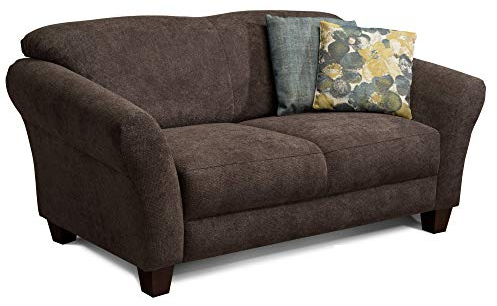 CAVADORE 2-Sitzer Gootlaand / Großes Sofa im Landhausstil / Mit Federkern / 163 x 89 x 84 / Dunkelbraun