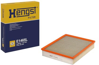 HENGST - Luftfilter E1465L - Luft-Filtereinsatz für KFZ - Hochwertiger Motorluftfilter für Otto- oder Dieselmotor - Schutz für Motoren - Wasserbeständig