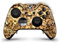 Skins4u Aufkleber Design Schutzfolie Skin kompatibel mit Xbox One Elite Controller Golden Tri