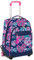 Zaino trolley Seven Maxi Round bambina 201001924 - SUGARSKULL - Blu - spallacci a scomparsa zaino Scuola e viaggio+ REGALO cuffie wireless seven microfono interno ricarica con cavo USB